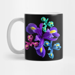 Irises, iris, iris flowers, petals, floral, flower Mug